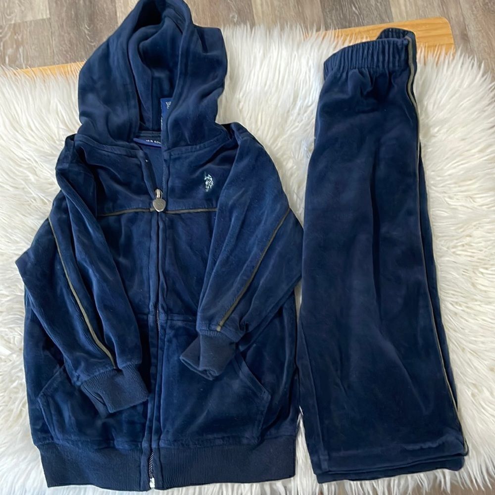 U.S. POLO ASSN TODDLER SET JACKET AND PANTS SIZE 2T
